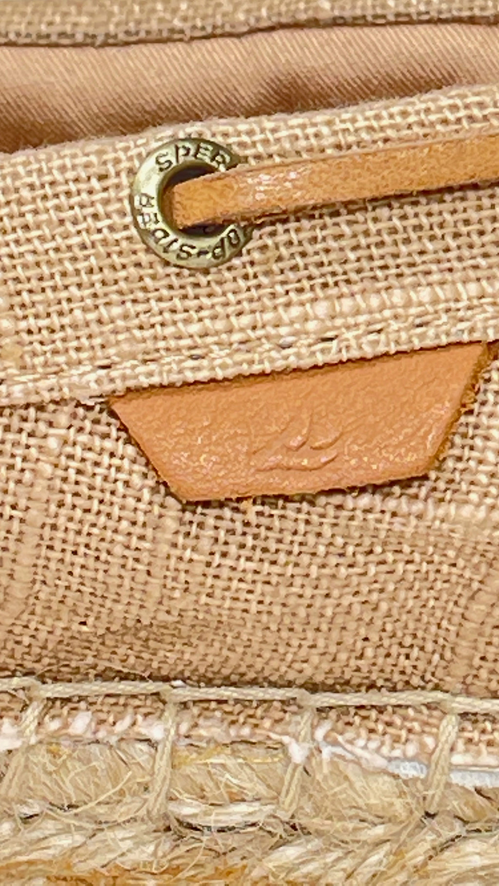 Sperry Top-Sider Women Tan Fabric Espadrille Boat Shoes Loafers Tan Beige